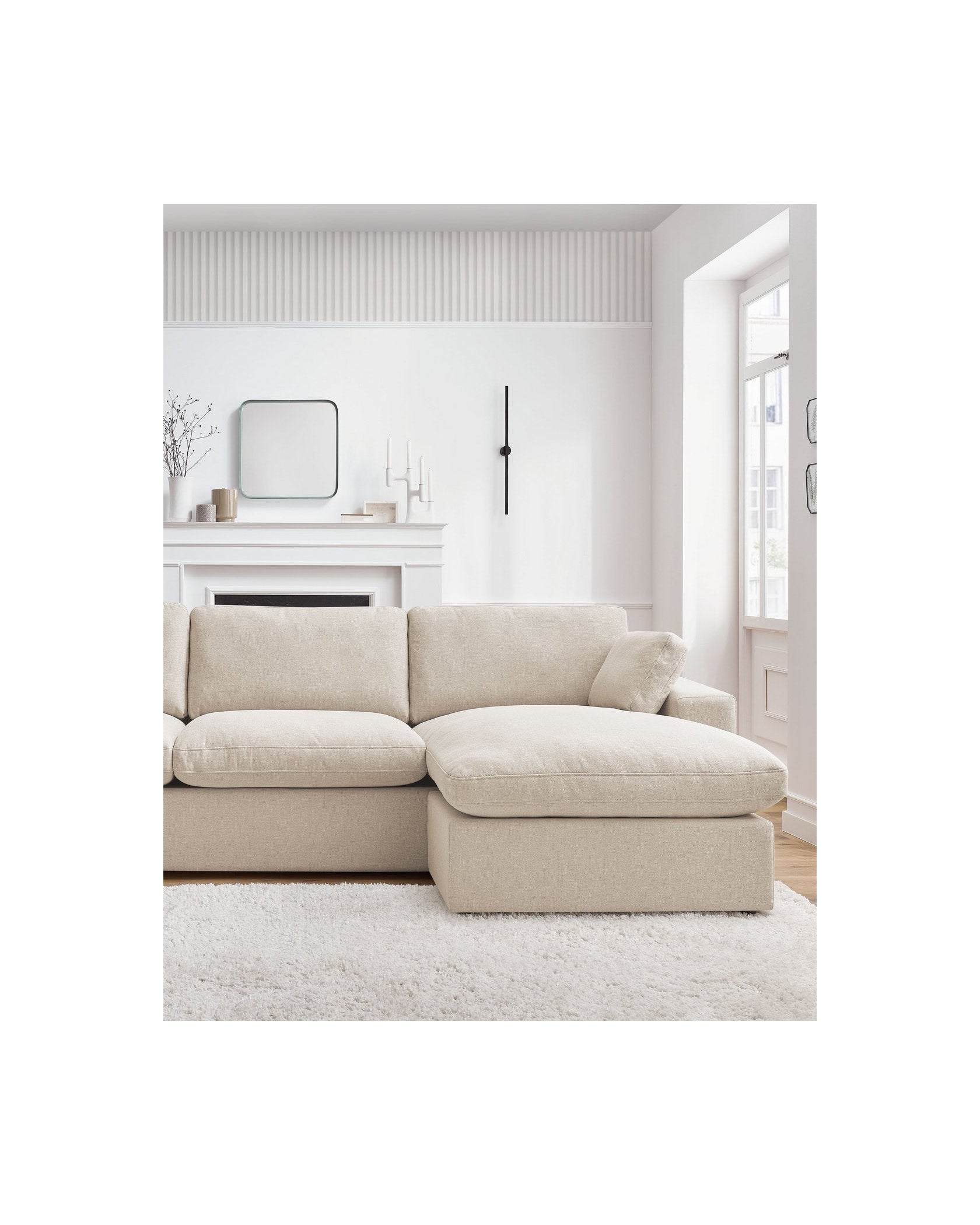 Reversible fixed corner sofa BELAIR - BOBOCHIC - The Bradery