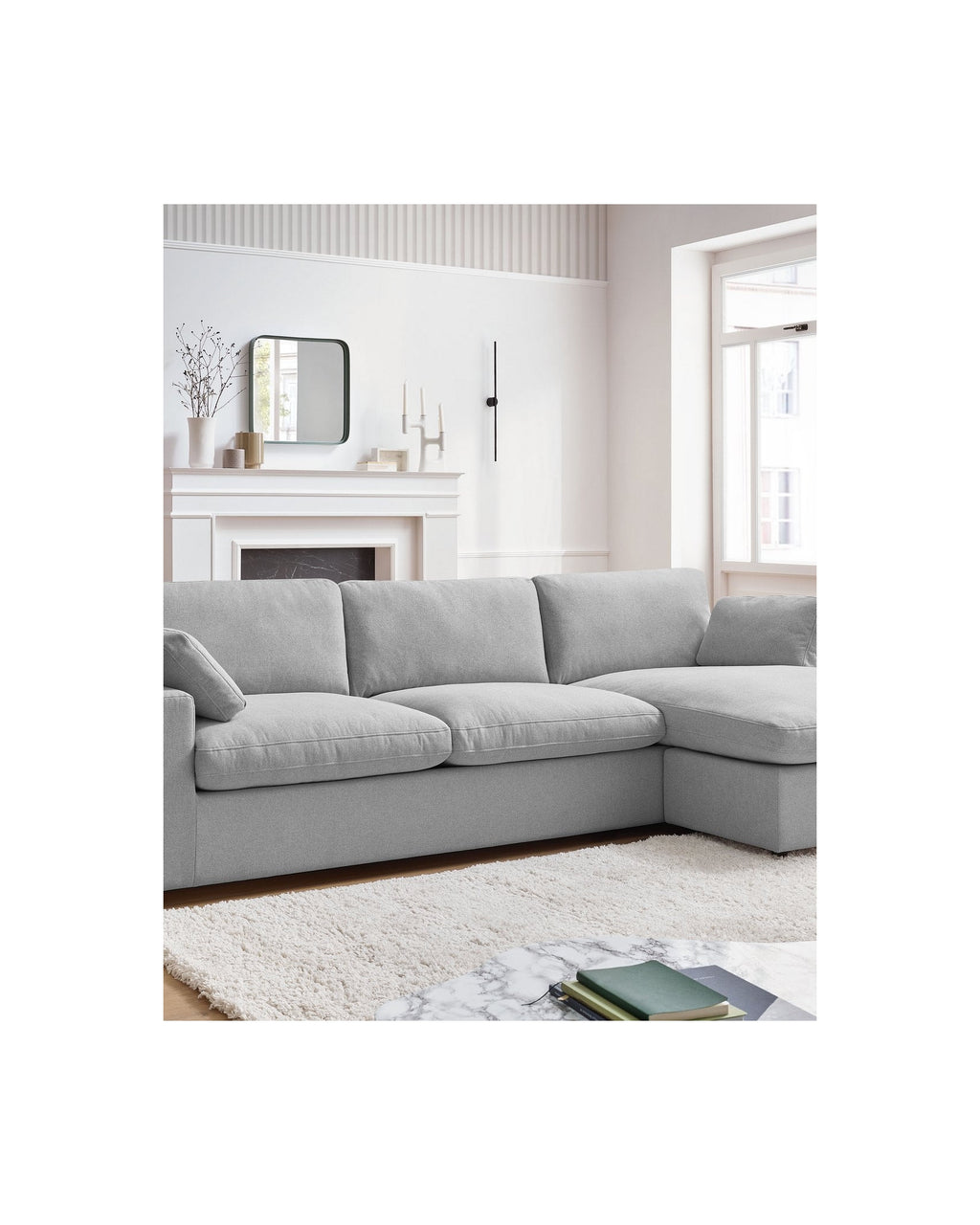 Reversible fixed corner sofa BELAIR - BOBOCHIC - The Bradery