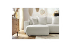 ENVY reversible convertible corner sofa with storage in soft bouclé fabric - BOBOCHIC - The Bradery