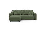 Reversible corner sofa bed with storage ENVY corduroy - BOBOCHIC - The Bradery