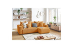 Reversible convertible corner sofa with storage ENVY corduroy - BOBOCHIC - The Bradery
