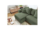 Reversible convertible corner sofa with storage ENVY corduroy - BOBOCHIC - The Bradery