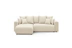 Reversible corner sofa bed with storage ENVY corduroy - BOBOCHIC - The Bradery