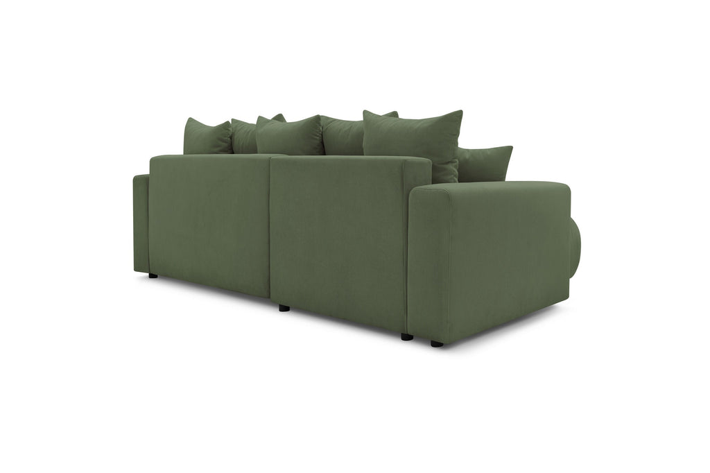 Reversible corner sofa bed with storage ENVY corduroy - BOBOCHIC - The Bradery