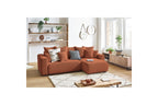 Reversible convertible corner sofa with storage ENVY corduroy - BOBOCHIC - The Bradery
