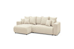 Reversible corner sofa bed with storage ENVY corduroy - BOBOCHIC - The Bradery