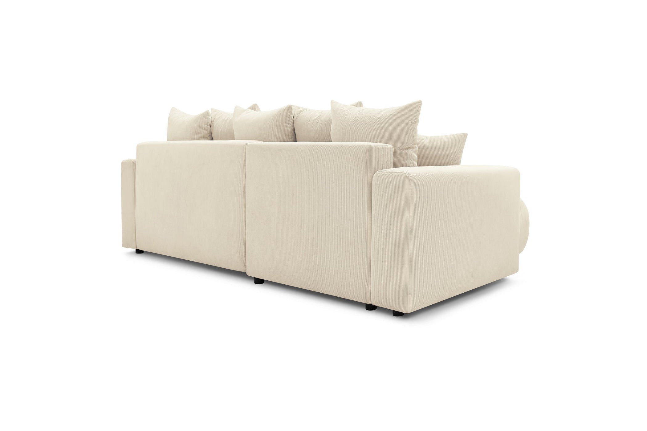 Reversible corner sofa bed with storage ENVY corduroy - BOBOCHIC - The Bradery