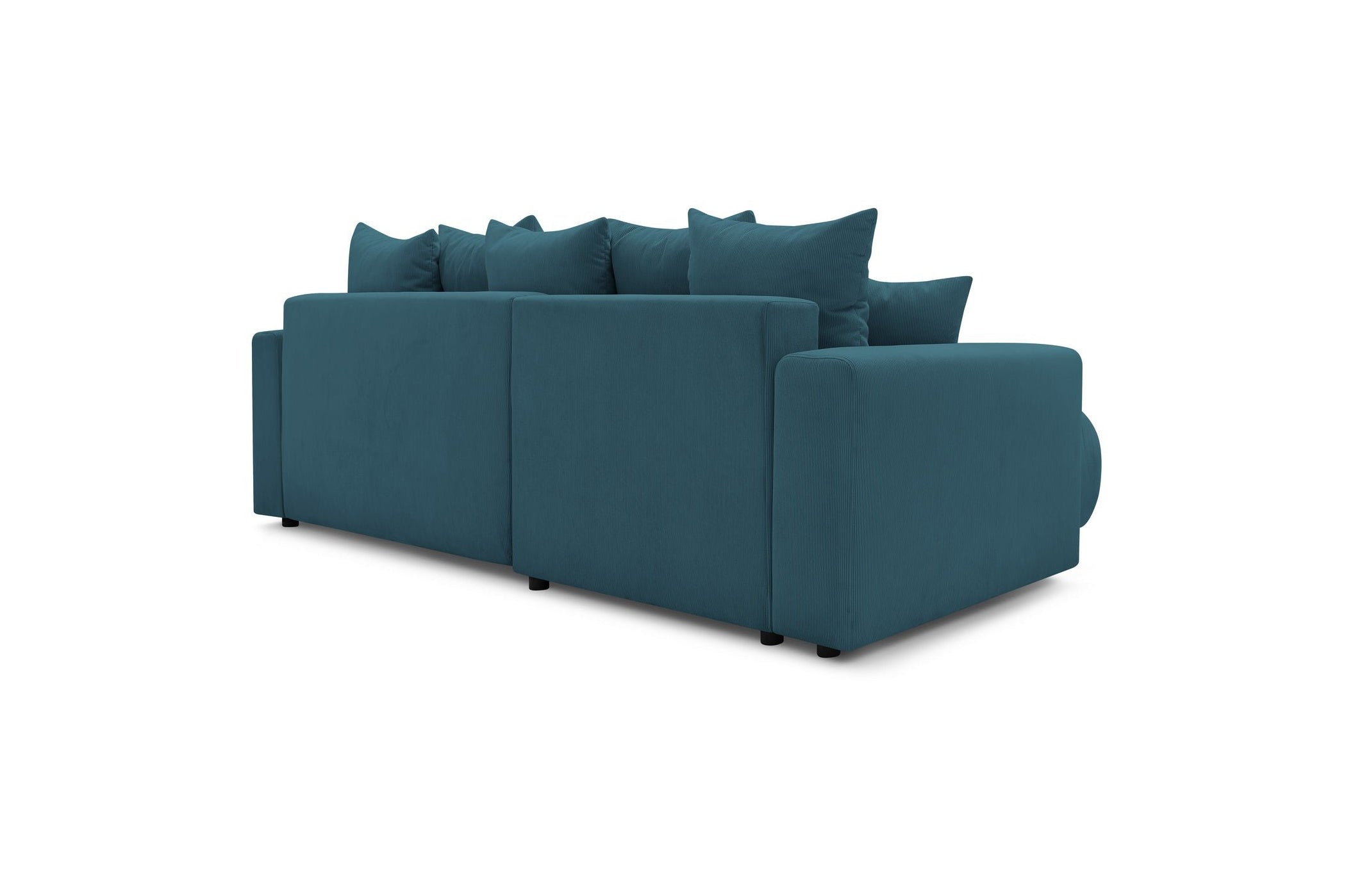 Reversible corner sofa bed with storage ENVY corduroy - BOBOCHIC - The Bradery