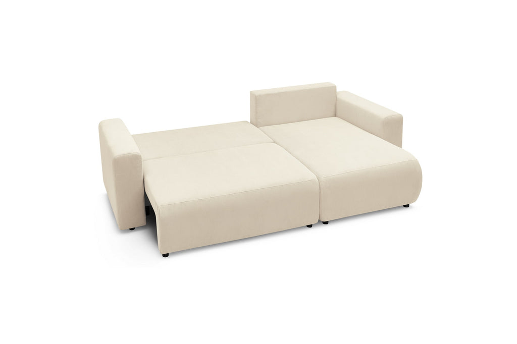 Reversible convertible corner sofa with storage ENVY corduroy - BOBOCHIC - The Bradery