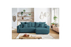 Reversible corner sofa bed with storage ENVY corduroy - BOBOCHIC - The Bradery