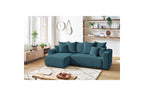 Reversible corner sofa bed with storage ENVY corduroy - BOBOCHIC - The Bradery