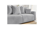 ENVY straight sofa bed with storage in soft bouclé fabric - BOBOCHIC - The Bradery