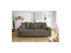 Soft bouclé fabric ENVY straight sofa bed with storage - BOBOCHIC - The Bradery