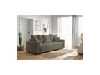 Soft bouclé fabric ENVY straight sofa bed with storage - BOBOCHIC - The Bradery