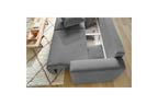 ENVY straight sofa bed with storage in corduroy - BOBOCHIC - The Bradery
