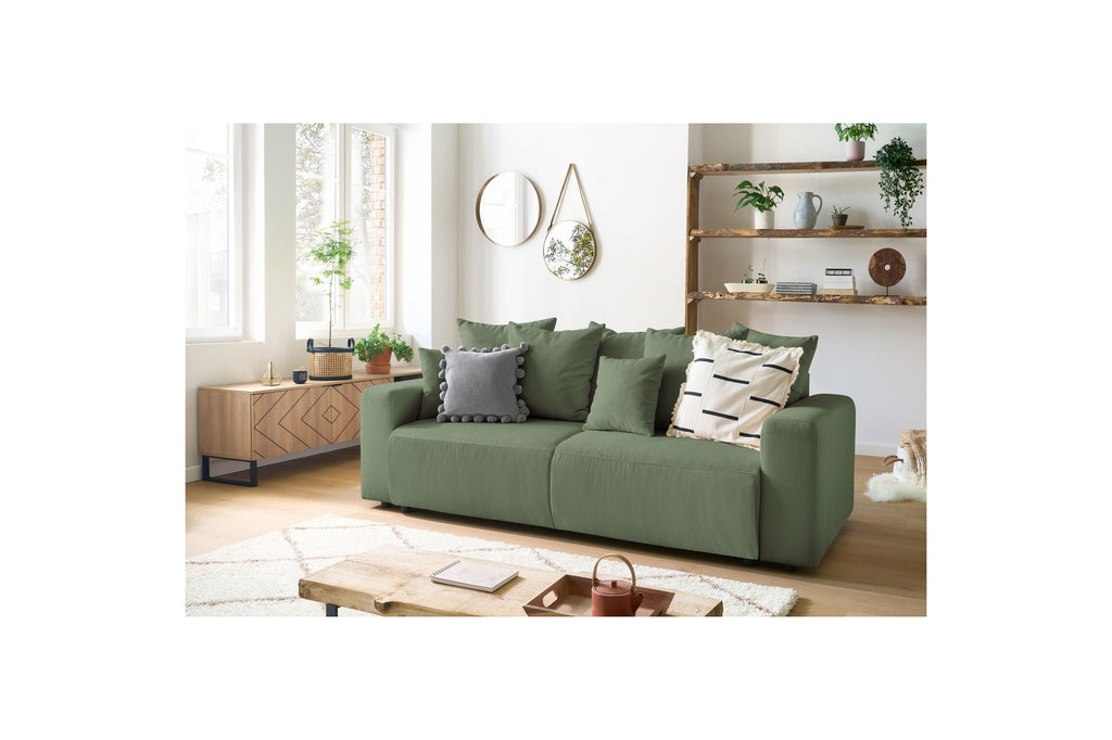 ENVY straight sofa bed with storage in corduroy - BOBOCHIC - The Bradery
