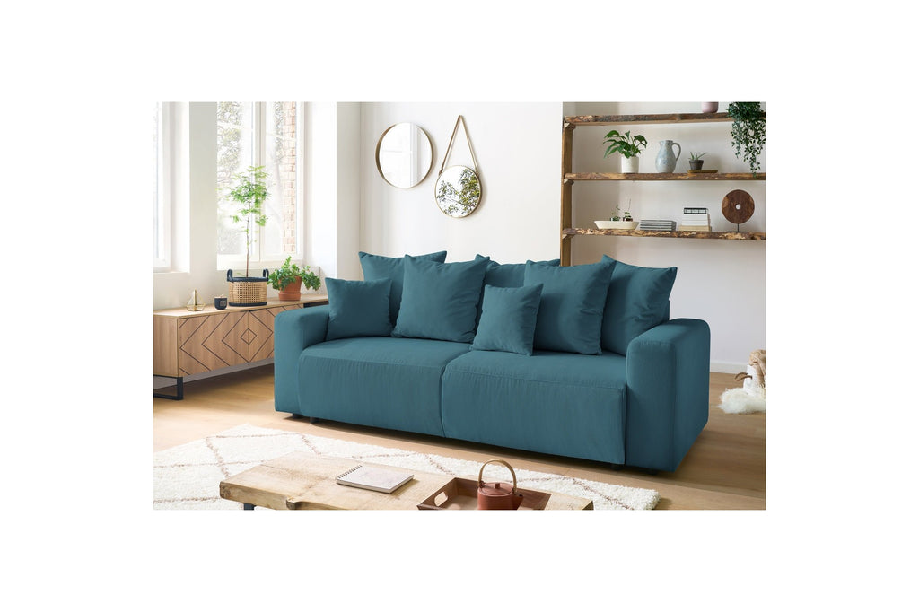 ENVY straight sofa bed with storage in corduroy - BOBOCHIC - The Bradery