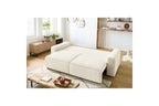 ENVY straight sofa bed with storage in corduroy - BOBOCHIC - The Bradery