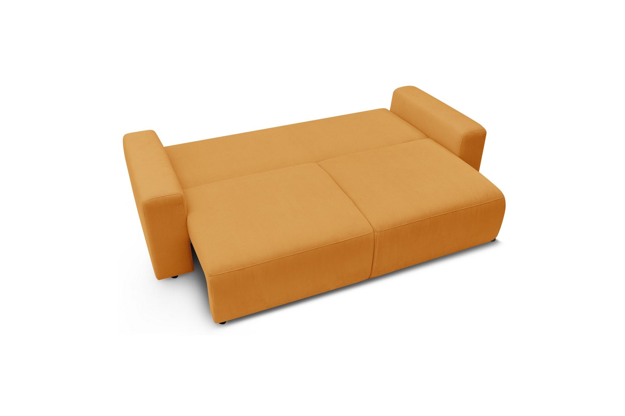 ENVY straight convertible sofa bed with storage in corduroy - BOBOCHIC - The Bradery