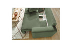 ENVY straight sofa bed with storage in corduroy - BOBOCHIC - The Bradery