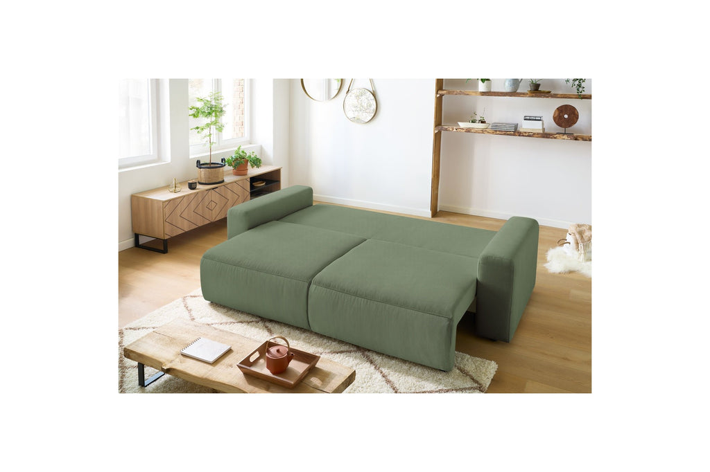 ENVY straight sofa bed with storage in corduroy - BOBOCHIC - The Bradery