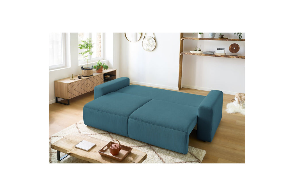 ENVY straight sofa bed with storage in corduroy - BOBOCHIC - The Bradery