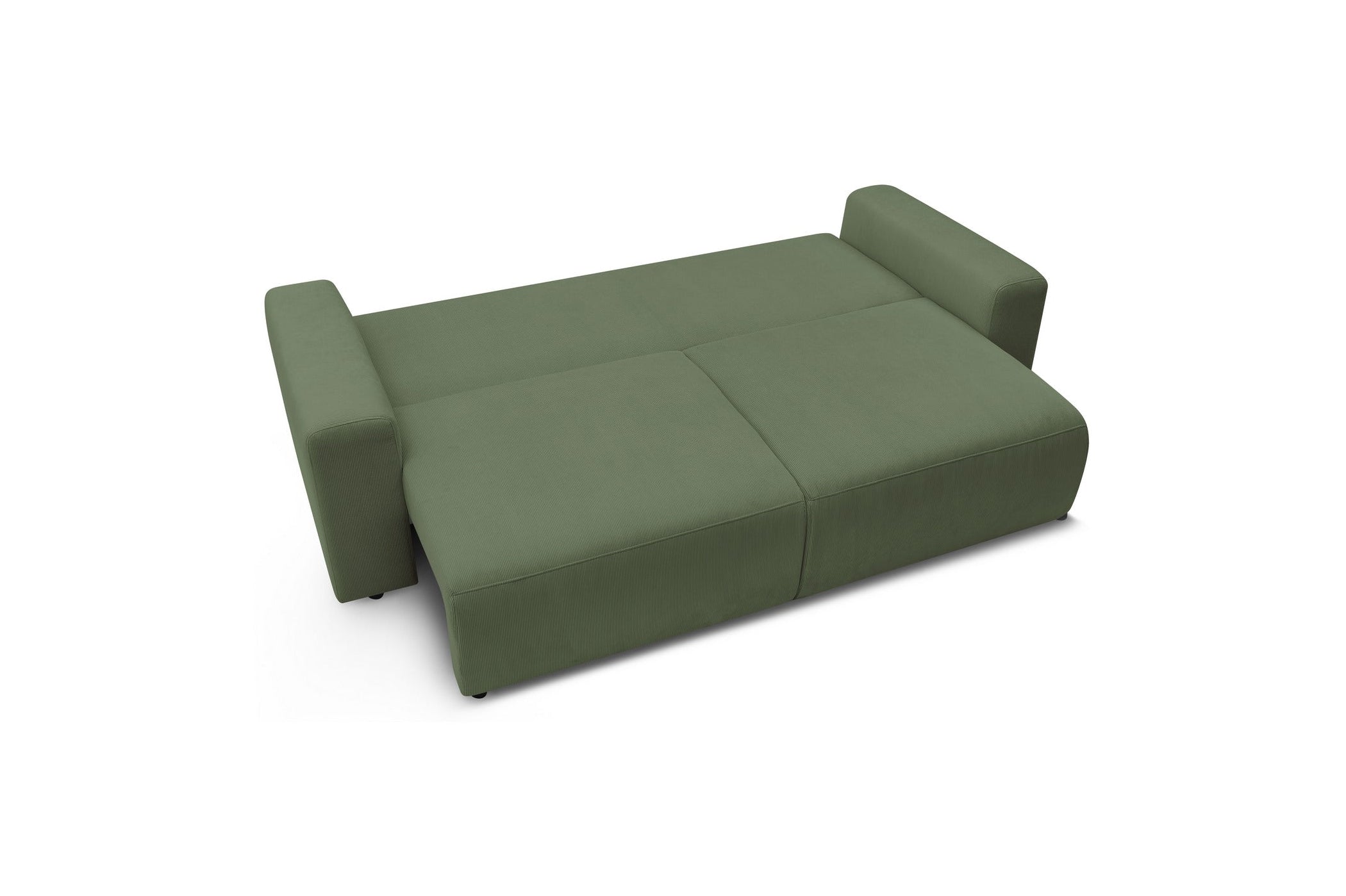ENVY straight sofa bed with storage in corduroy - BOBOCHIC - The Bradery