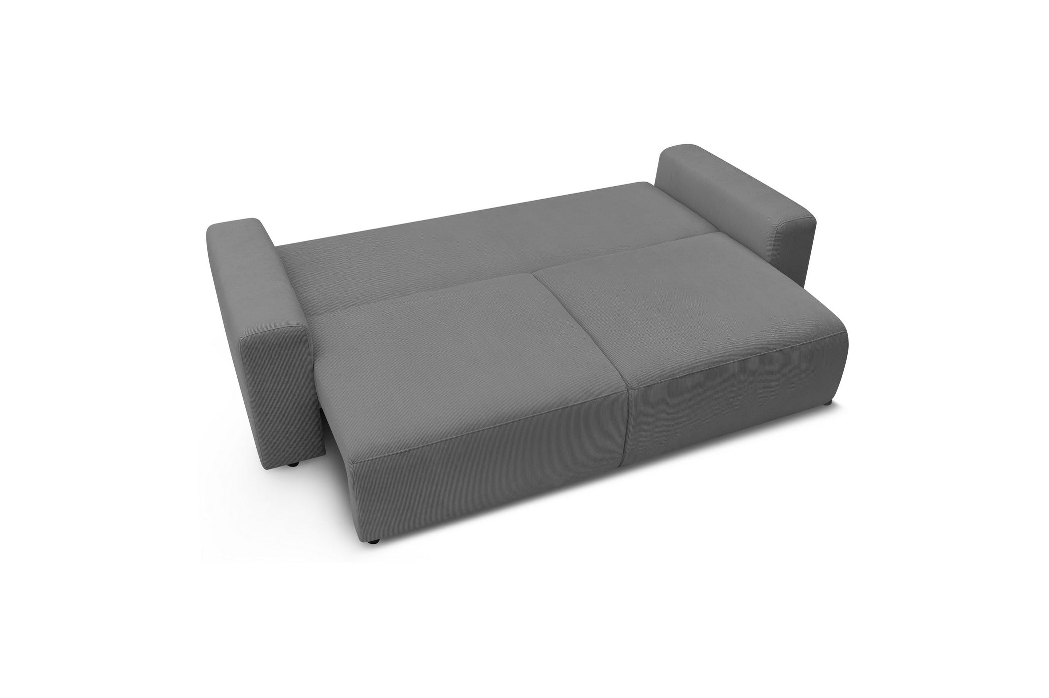 ENVY straight convertible sofa bed with storage in corduroy - BOBOCHIC - The Bradery