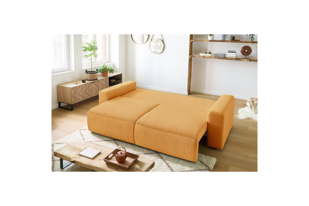 ENVY straight convertible sofa bed with storage in corduroy - BOBOCHIC - The Bradery