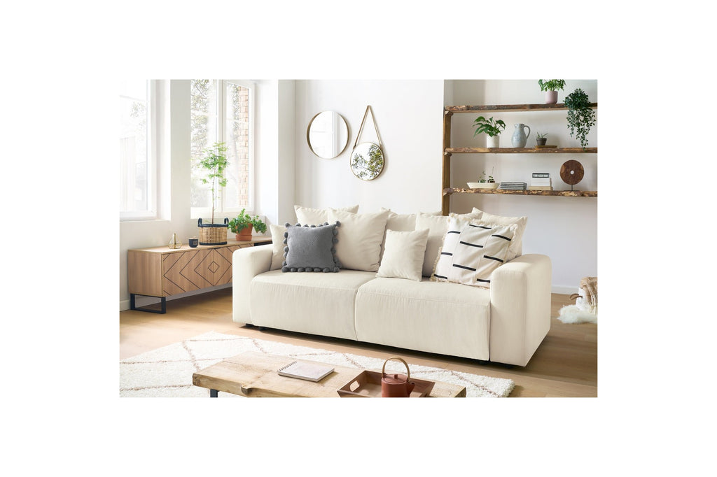 ENVY straight sofa bed with storage in corduroy - BOBOCHIC - The Bradery