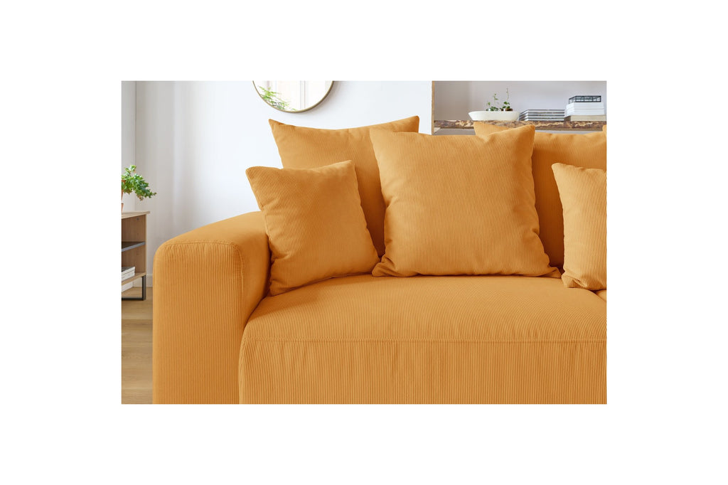 ENVY straight sofa bed with storage in corduroy - BOBOCHIC - The Bradery