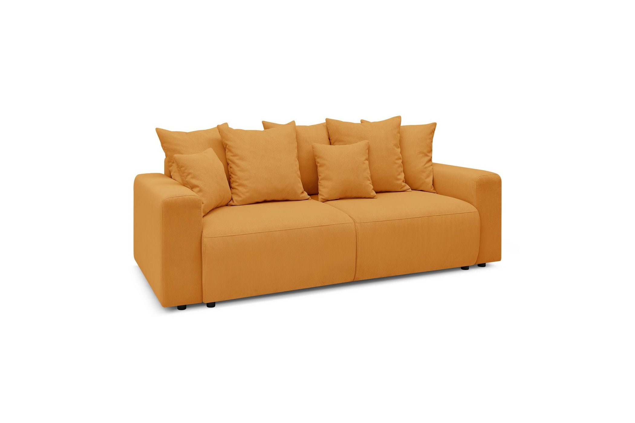 ENVY straight convertible sofa bed with storage in corduroy - BOBOCHIC - The Bradery