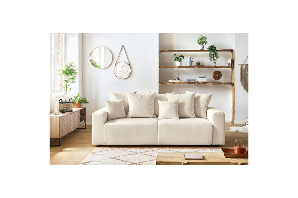 ENVY straight sofa bed with storage in corduroy - BOBOCHIC - The Bradery