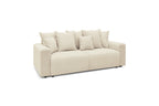 ENVY straight sofa bed with storage in corduroy - BOBOCHIC - The Bradery