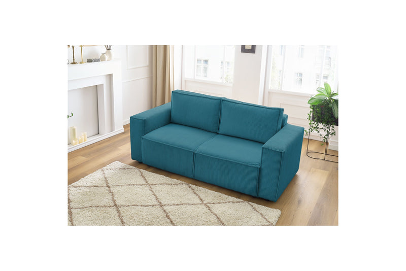 NIHAD 2-seater upright sofa in corduroy - BOBOCHIC - The Bradery