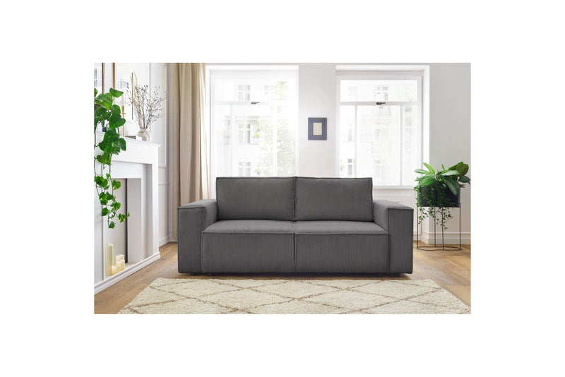 NIHAD 2-seater upright sofa in corduroy - BOBOCHIC - The Bradery