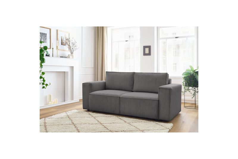 NIHAD 2-seater upright sofa in corduroy - BOBOCHIC - The Bradery