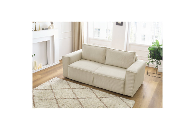 NIHAD 2-seater upright sofa in corduroy - BOBOCHIC - The Bradery