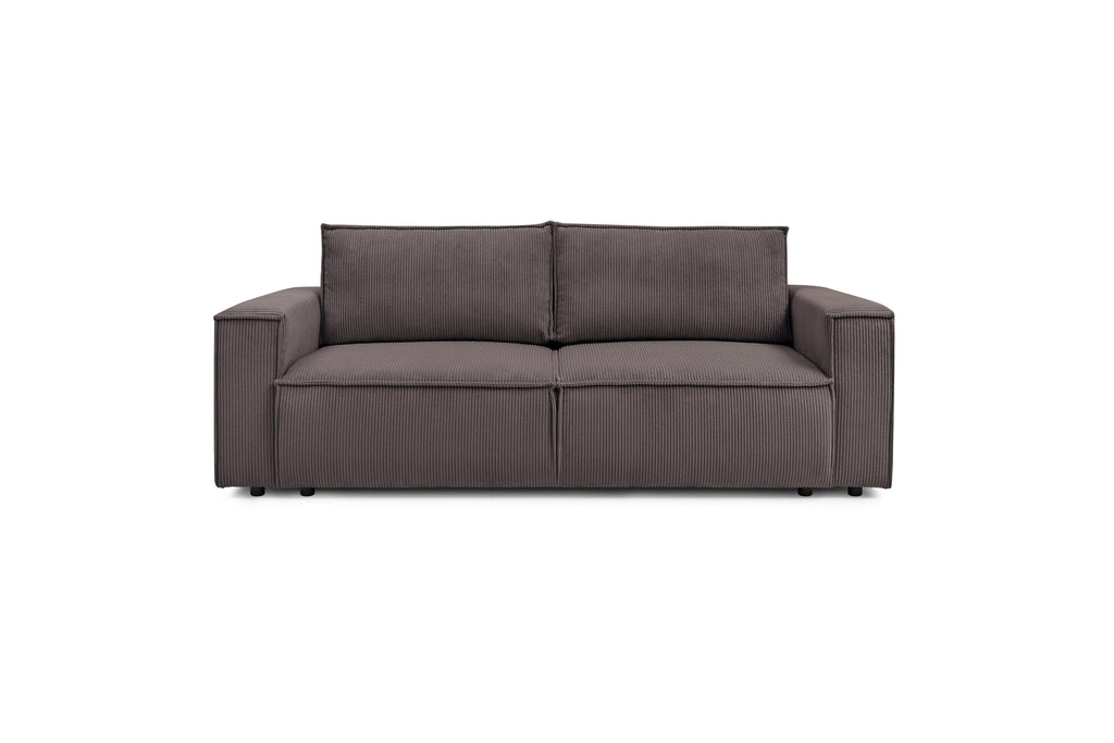 NIHAD fixed 3-seater straight sofa in corduroy - BOBOCHIC - The Bradery