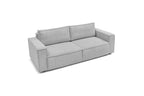 NIHAD fixed 3-seater straight sofa in corduroy - BOBOCHIC - The Bradery