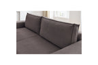 NIHAD fixed 3-seater straight sofa in corduroy - BOBOCHIC - The Bradery
