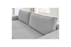 NIHAD fixed 3-seater straight sofa in corduroy - BOBOCHIC - The Bradery
