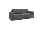 NIHAD fixed 3-seater straight sofa in corduroy - BOBOCHIC - The Bradery