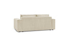NIHAD fixed 3-seater straight sofa in corduroy - BOBOCHIC - The Bradery