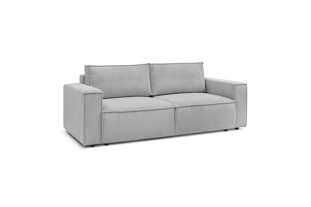 NIHAD fixed 3-seater straight sofa in corduroy - BOBOCHIC - The Bradery