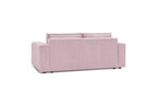 NIHAD fixed 3-seater straight sofa in corduroy - BOBOCHIC - The Bradery