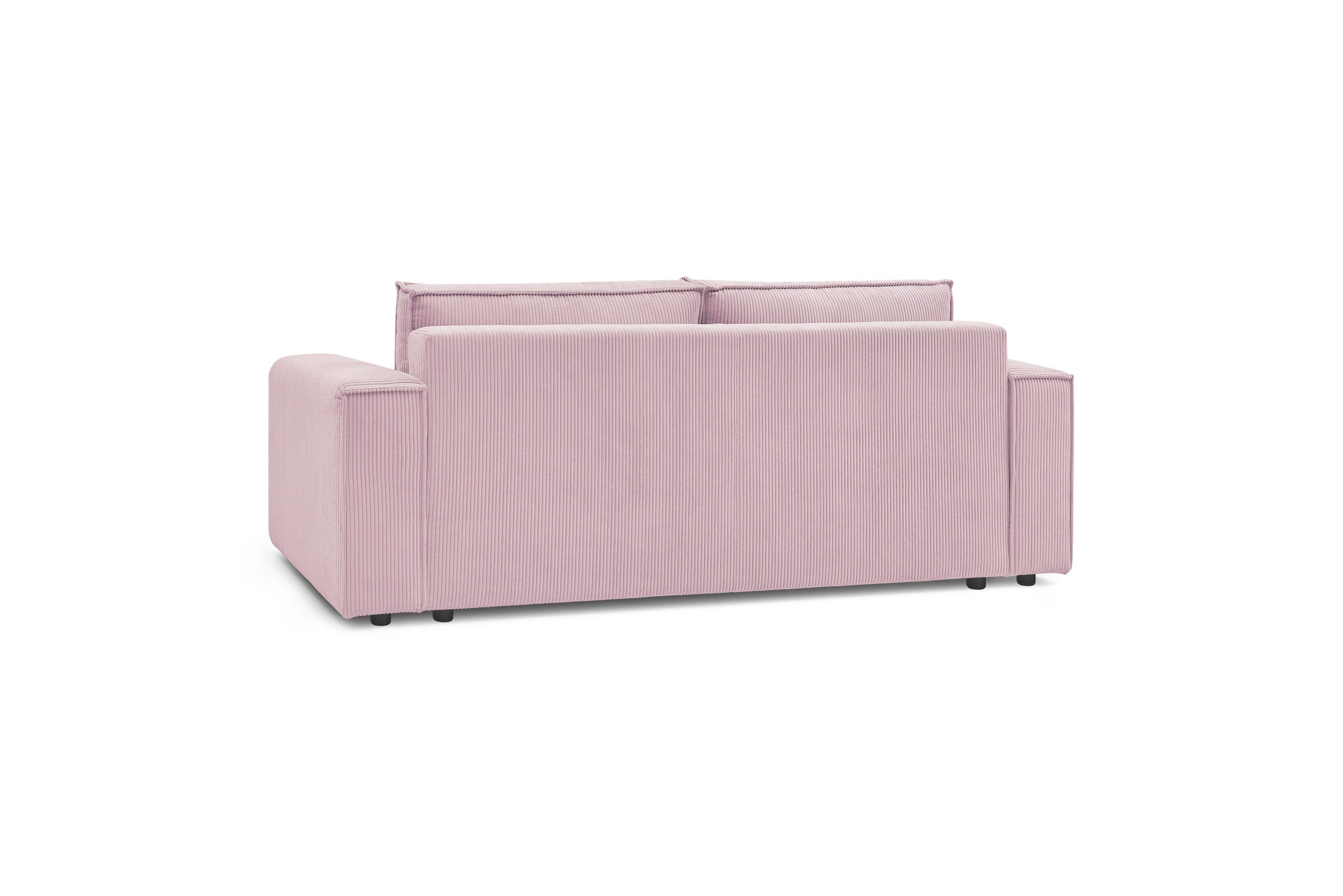 NIHAD fixed 3-seater straight sofa in corduroy - BOBOCHIC - The Bradery