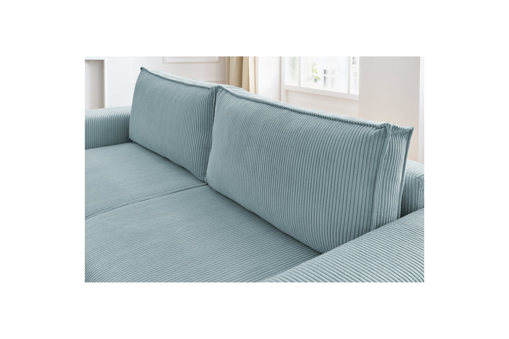 NIHAD fixed 3-seater straight sofa in corduroy - BOBOCHIC - The Bradery