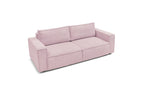 NIHAD fixed 3-seater straight sofa in corduroy - BOBOCHIC - The Bradery