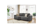 NIHAD fixed 3-seater straight sofa in corduroy - BOBOCHIC - The Bradery
